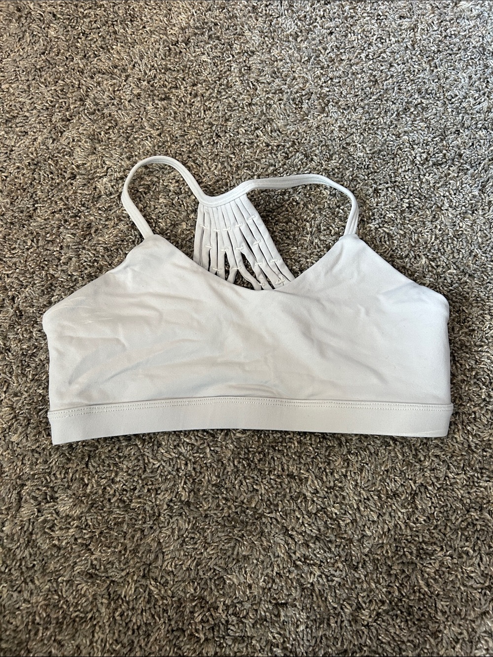 I am becoming brand sports bra no longer sold color optic white